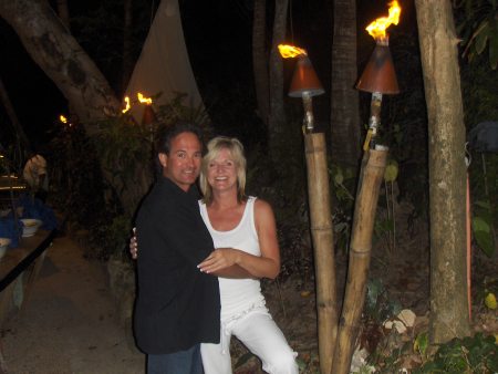 My Husband Doug and I in Fiji!