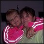Me in pink and my youngest daughter melanie