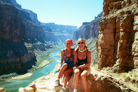 in the Grand Canyon- summer 2006 (I'm on the right)