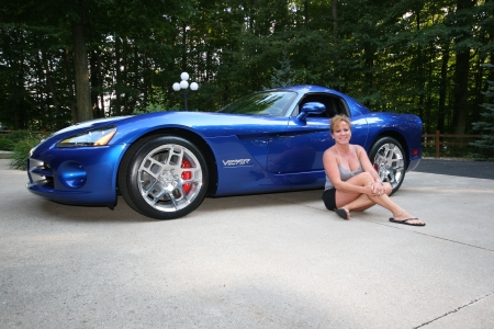 My HOT wife with her Viper GTS Coupe