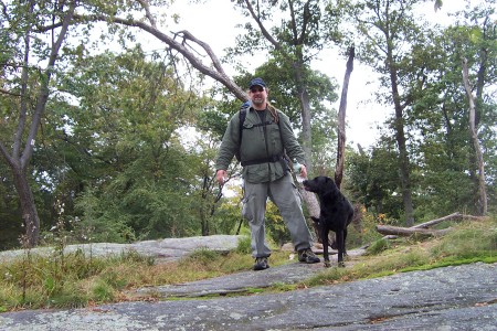 Hiking up in Harriman state park