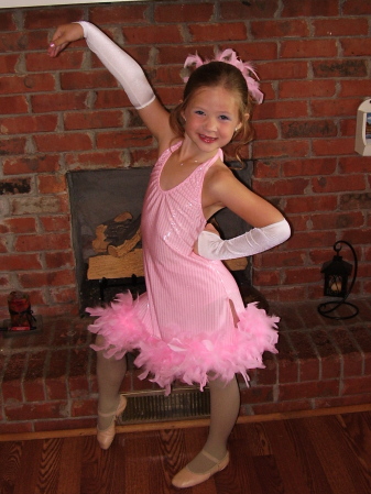 Tori before her 2007 Spring Dance recital