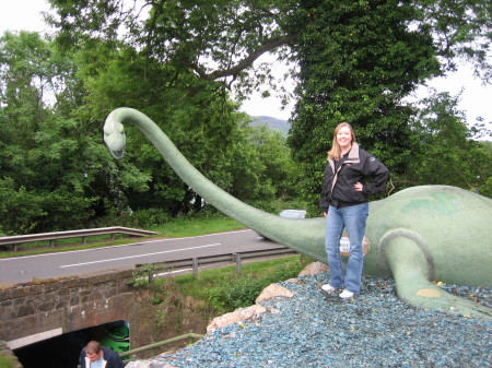 Pic of me & Nessie in Inverness, Scotland (where Loch Ness is) - June 2006