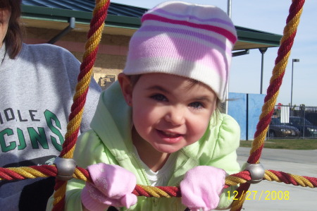 Elizabeth at the park