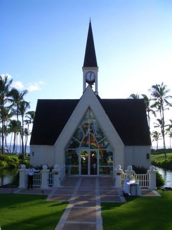 The church Justin and I got married in on Maui. So beautiful!