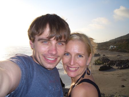 David and Me at Beach 09/2006