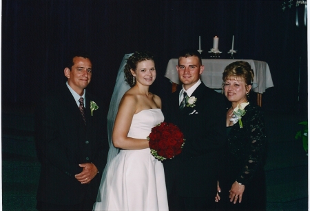 Me and my oldest son at his wedding in 2004