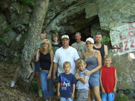 me with my husband's cousin and camping buddies 2007
