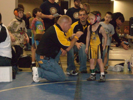 Dave Coaching His Youth Club " Texs Grapplers"