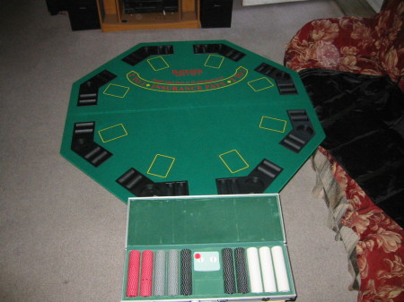 Poker table