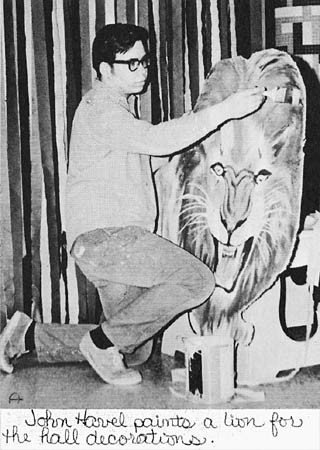 1968 Senior Prom decorations