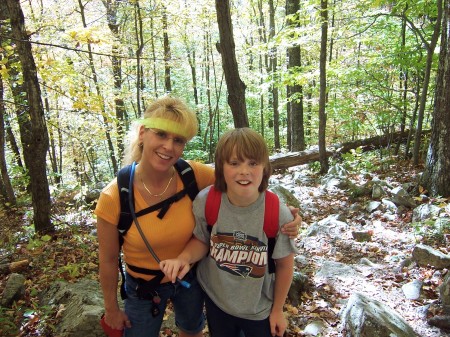 Hiking w/ my son Anthony - summer 06'