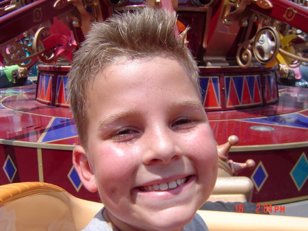 Daniel in Disney World...his first trip