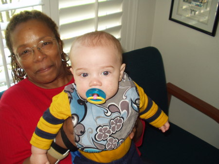 Me and grandson Chaz