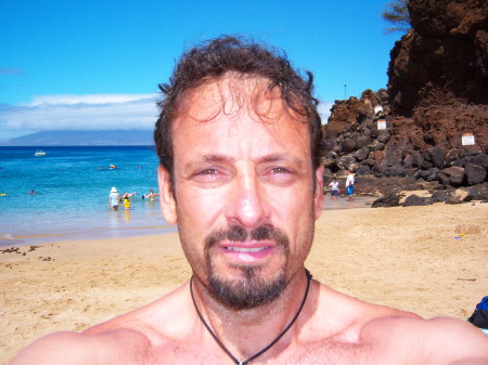 My self portrait at Black Rock in Maui 2007