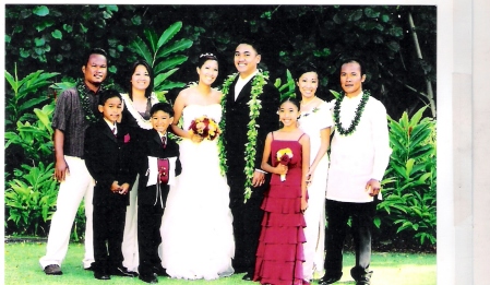Family Picture with the Newlyweds:  My-Lynn & Jordan Acosta