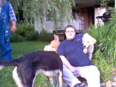 Jan with Dogs