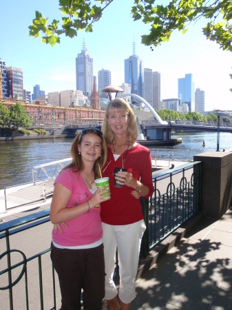 Melinda and Cassidy in Melbourne