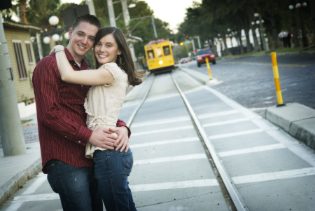 katie & justin's engagement picture