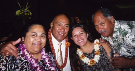 Taken with cousin Walford, niece Kanani & brother Keith.