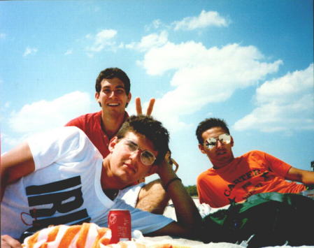 Hanging out at Crandon Park ca. 1988