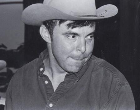 Alan as cowboy singer