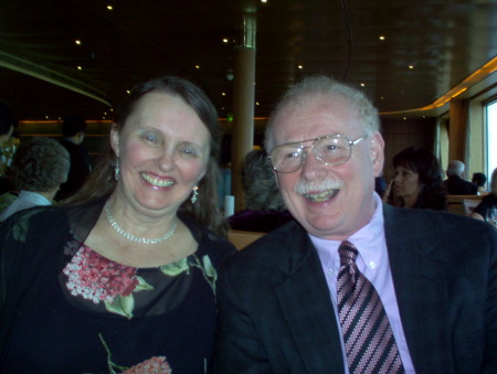 Linda & husband Anthony on 30th anniversary cruise 4/06