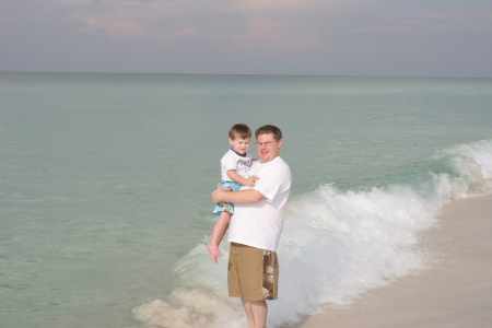 My Husband Bryan and Son Spencer