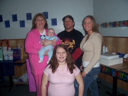 My family plus baby nephew