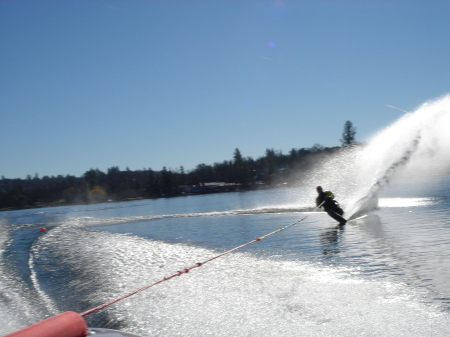 Skiing in California