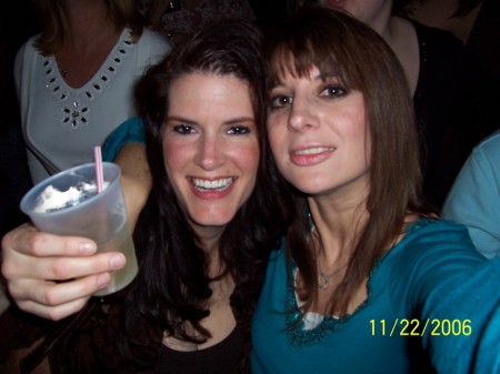 Me and Nicole having fun - Cheers!