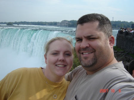 Me & Erin at the falls