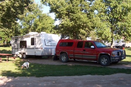 Our Chateau and Truck