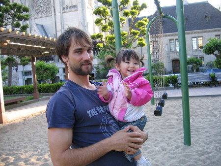 My brother Derek and his niece Kiya