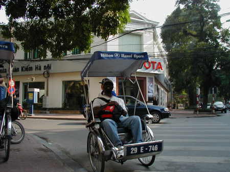 Cruising through Hanoi