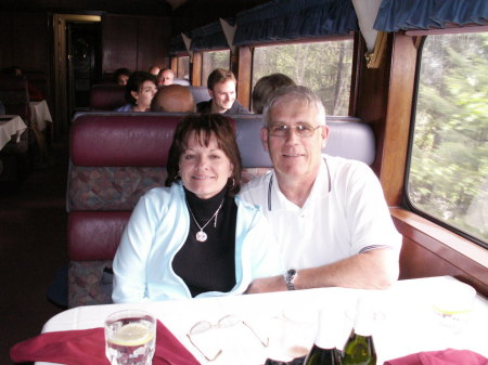 Bonnie and Alan--May 7, 2006--Mt. Hood RailRoad