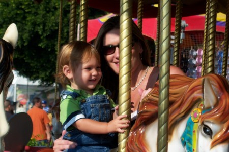 Parker & I At the Fair 2008