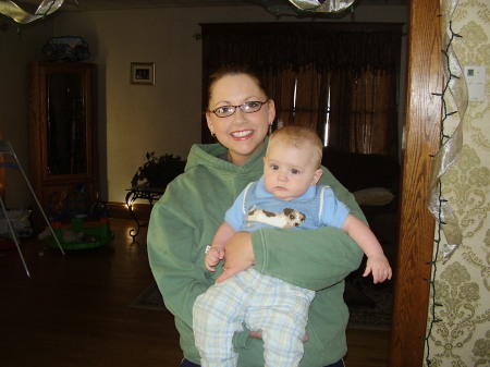 My wife Leahanna and youngest son Dawson