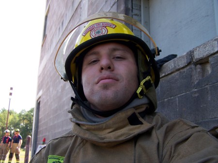 Josh at Fire Academy