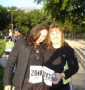 Vicki Neumann and I before our Race.