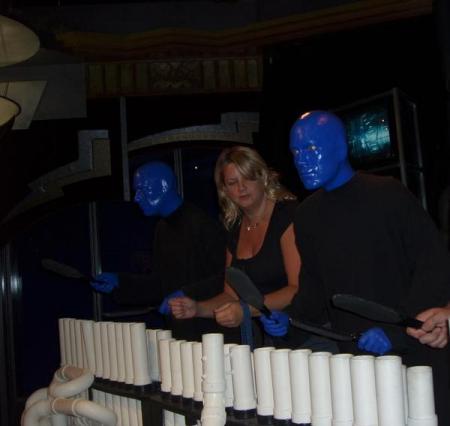 Me trying out for the blue man group