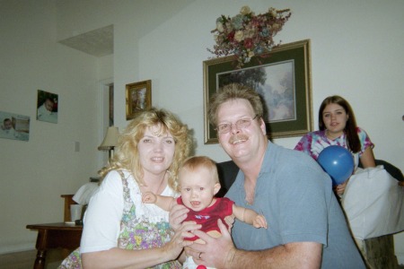 Sharon, me and Joey when he was a baby