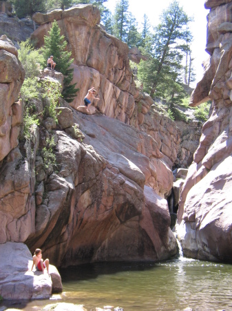 Favorite swimming hole near Guffey, Colorado