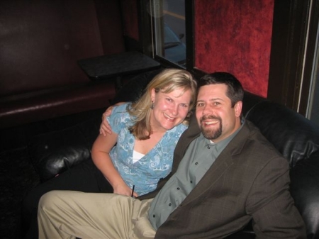 Kevin & I at Cousin's Rehearsal Dinner - June 16, 2006