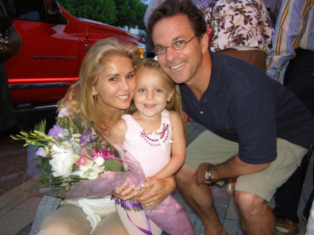 Scott, Camille and me after her first theater gig!