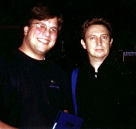 Todd with The Police's Andy Summers