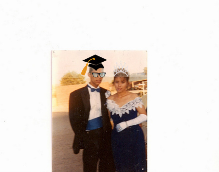 alex and i prom 93 funny pic