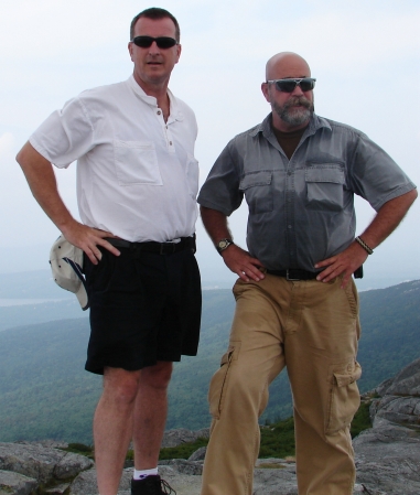 Two Old Guys Climb Big Hill