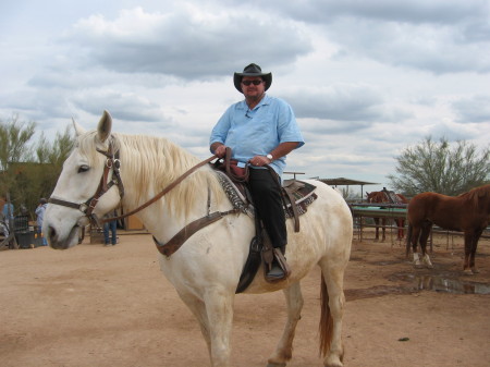 Me on a Big Horse in Scottsdale, AZ