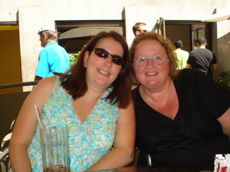 My niece, Stacy, and me in Rockefeller Center.